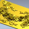 Цветочная гирлянда с лентами - 3D модель STL для ЧПУ