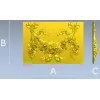 Цветочная гирлянда с лентами - 3D модель STL для ЧПУ
