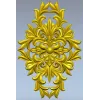 Aurelia Cartouche - ornate vertical STL 3D model for CNC