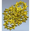 Aurelia Cartouche - ornate vertical STL 3D model for CNC