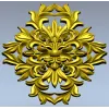 Aurelia Cartouche - ornate vertical STL 3D model for CNC