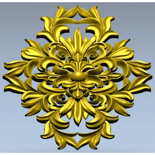 Aurelia Cartouche - ornate vertical STL 3D model for CNC