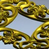 Квадратный картуш с акантом - 3D модель STL для ЧПУ
