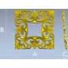Квадратный картуш с акантом - 3D модель STL для ЧПУ
