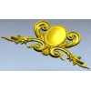 Картуш с овальным медальоном - 3D STL модель для ЧПУ