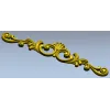 Картуш рельефный в стиле классика - 3D модель STL для ЧПУ
