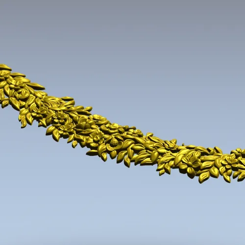 Флористическая гирлянда - 3D модель STL для ЧПУ