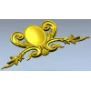Ornate Oval Cartouche - STL 3D model for CNC