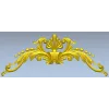 Барочный вензель в формате STL для ЧПУ - декоративный картуш