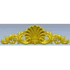 Seashell Rocaille Crest - STL 3D model for CNC milling