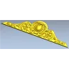 Classic Oval Cartouche Pediment - STL 3D Model for CNC