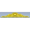 Classic Oval Cartouche Pediment - STL 3D Model for CNC