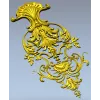 Рокайльный картуш в стиле рококо - 3D модель STL для ЧПУ