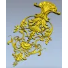 Рокайльный картуш в стиле рококо - 3D модель STL для ЧПУ