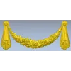 Floral Festoon Garland STL for CNC Router
