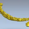 Floral Festoon Garland STL for CNC Router