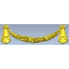 Floral Festoon Garland STL for CNC Router