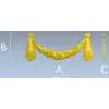 Floral Festoon Garland STL for CNC Router