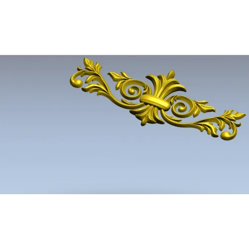 Рокайльный картуш - 3D модель STL для ЧПУ