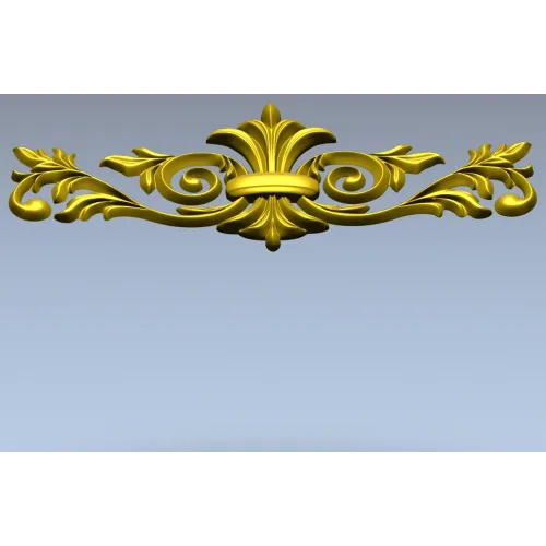 Рокайльный картуш - 3D модель STL для ЧПУ