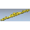 Горизонтальный декоративный картуш в классическом стиле - STL для ЧПУ