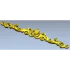 Горизонтальный декоративный картуш в классическом стиле - STL для ЧПУ