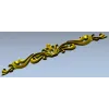 Regal Acanthus Crest - STL 3D model for CNC carving