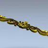 Regal Acanthus Crest - STL 3D model for CNC carving