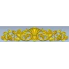 Vine Shell Cartouche - STL 3D model for CNC