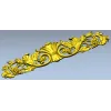 Vine Shell Cartouche - STL 3D model for CNC