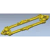 Baroque Ribbon Cartouche STL 3D Model for CNC Milling
