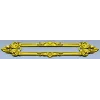 Baroque Ribbon Cartouche STL 3D Model for CNC Milling