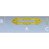 Baroque Ribbon Cartouche STL 3D Model for CNC Milling