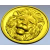 Lion Medallion Relief STL for CNC Carving