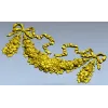 Ribboned Floral Swag - high-relief STL for CNC
