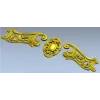 Rococo Cartouche and Scrolls STL for CNC wood carving