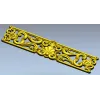 Ornate Shell & Acanthus Frieze - STL 3D Model for CNC