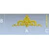 Картуш Людовик - акантовый декор в формате STL для ЧПУ