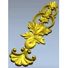 Acanthus Royale - high-relief STL 3D model for CNC ornamental applique
