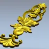 Acanthus Royale - high-relief STL 3D model for CNC ornamental applique