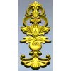 Acanthus Royale - high-relief STL 3D model for CNC ornamental applique