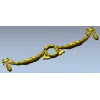 Декоративная гирлянда "Венок и ленты" - 3D модель STL для ЧПУ