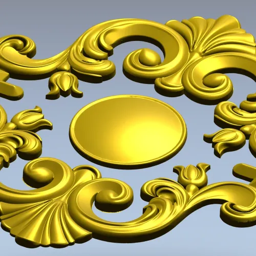Auric Rocaille Medallion