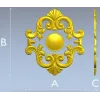 Auric Rocaille Medallion