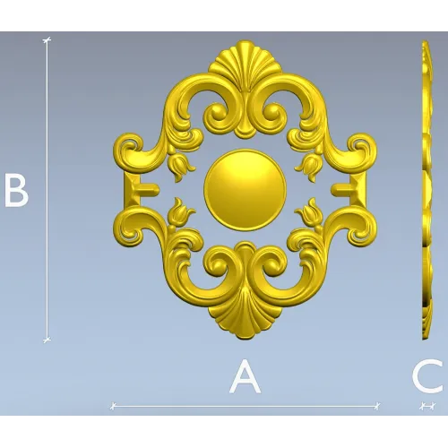 Auric Rocaille Medallion