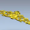 Декоративный картуш в стиле барокко - stl модель для ЧПУ