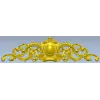 Картуш "Солнечный медальон" - stl модель для ЧПУ