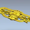 Картуш "Венок Грации" - 3D модель STL для ЧПУ