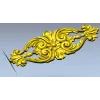 Rococo Floral Cartouche - STL 3D Model for CNC