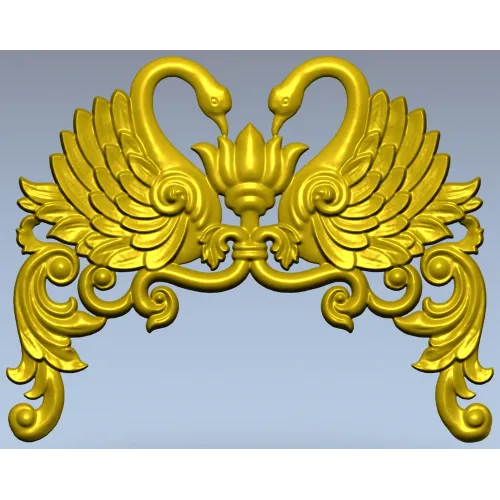 Лебединый картуш - 3D модель STL для ЧПУ